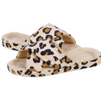 Fuzzy House Slippers for Women New Terry Cloth Arch Support Cotton Slippers Four Seasons Open Toe Indoor Flat Slippers